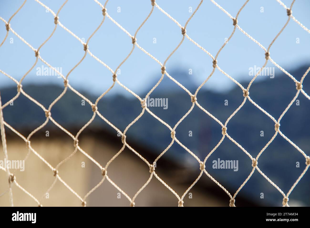 window protection screen in Rio de Janeiro, Brazil. Stock Photo