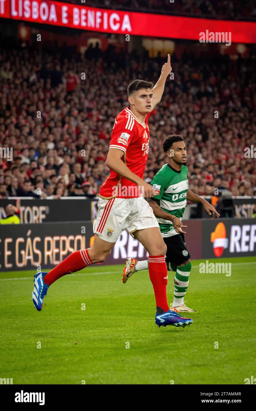 Antonio Silva Of Benfica Seen In Action During The Portuguese Football Antonio Silva Of Benfica Seen In Action During The Portuguese Football