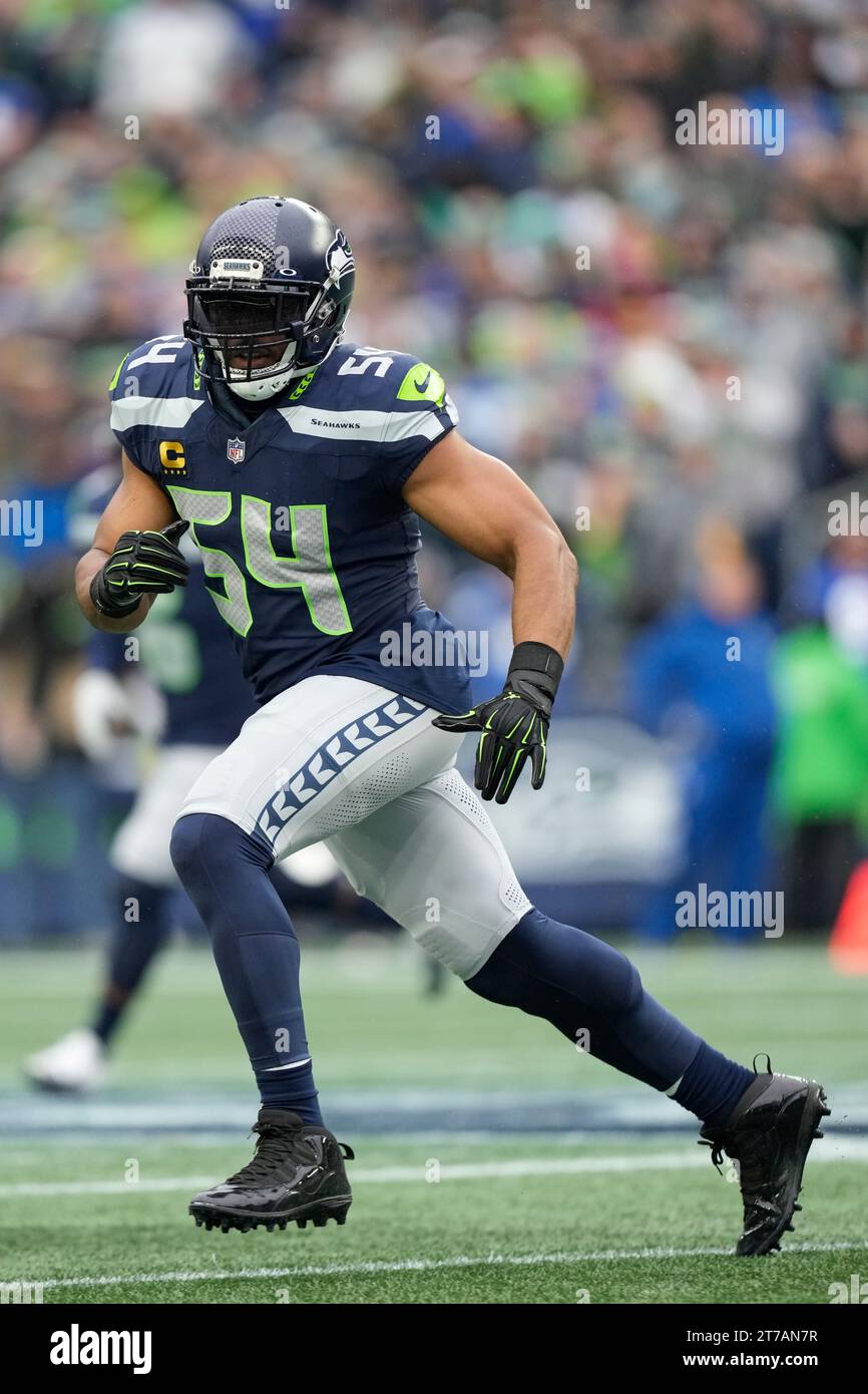 Seattle Seahawks Linebacker Bobby Wagner (54) Runs During An NFL ...