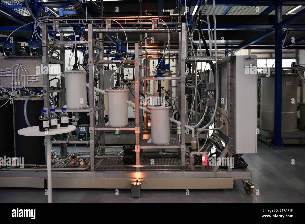 Trappes, France. 14th Nov, 2023. This photograph shows the Eramet's