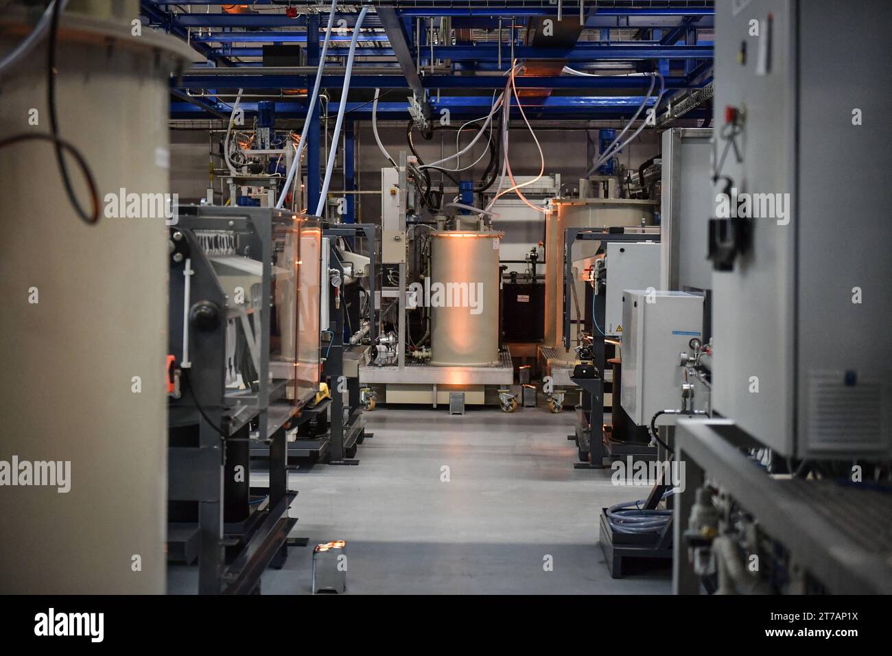 Trappes, France. 14th Nov, 2023. This photograph shows the Eramet's