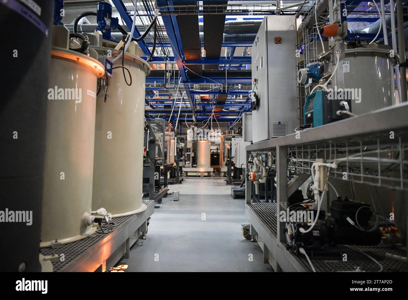 Trappes, France. 14th Nov, 2023. This photograph shows the Eramet's