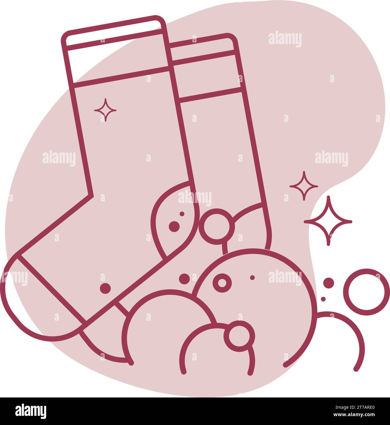 Work socks Stock Vector Images - Alamy