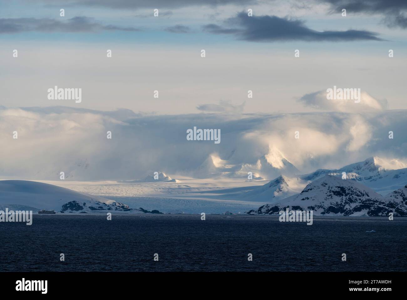 Curtis Bay, Antarctica. Stock Photo