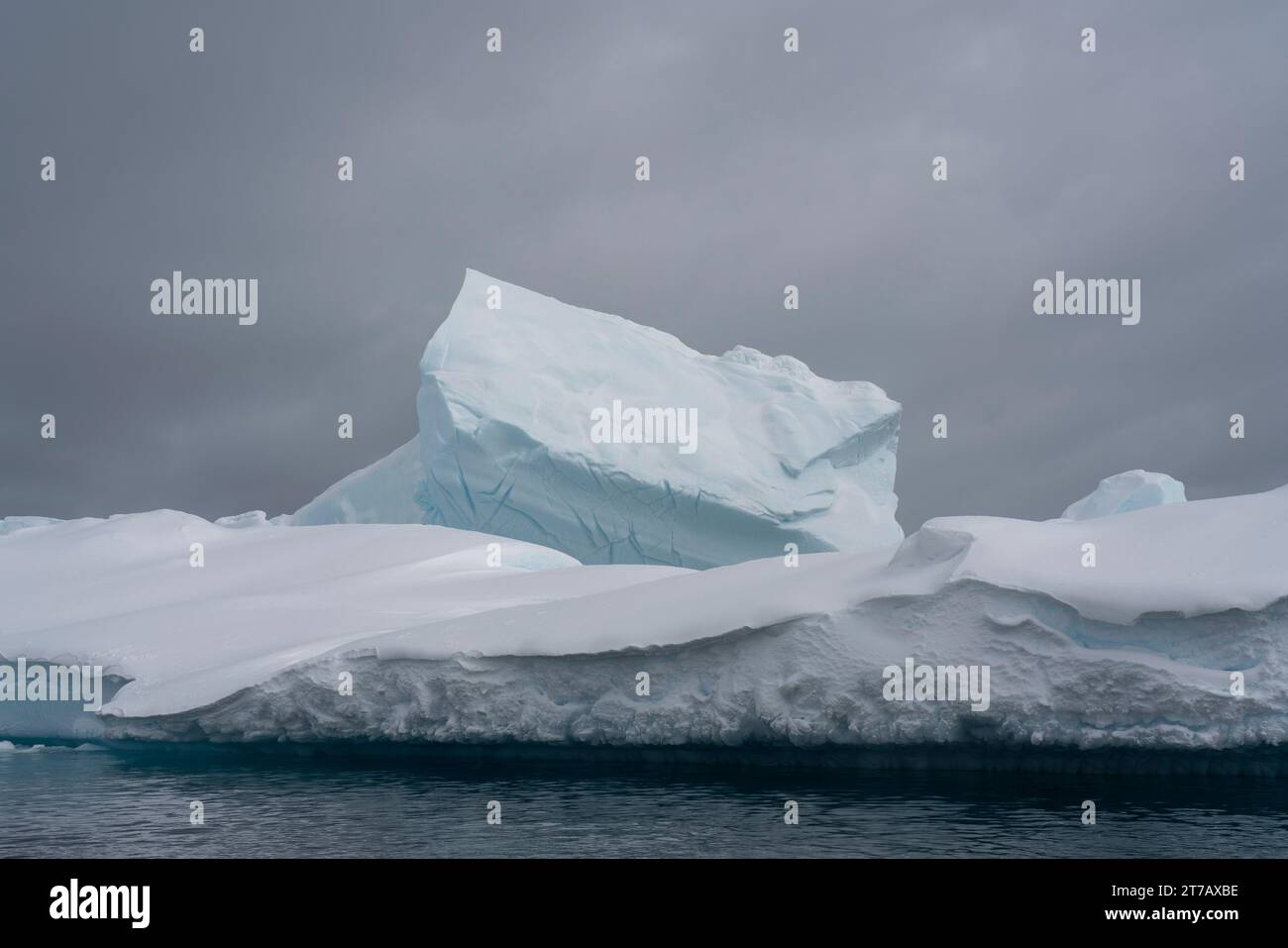 Icebergs, Pleneau Island, Antarctica. Stock Photo