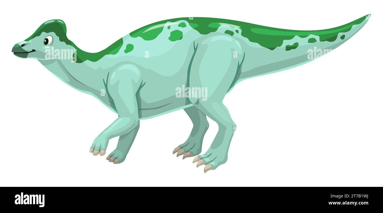 Jaxartosaurus dinosaur cartoon character, Jurassic reptile for kids toy or  game, isolated vector. Funny cute dino or Jaxartosaurus dinosaur for  children prehistoric education, extinct museum or game Stock Vector Image &  Art -