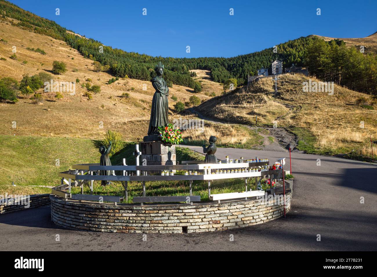 Our Lady of La Salette. Sanctuary NotreDame de La Salette, France