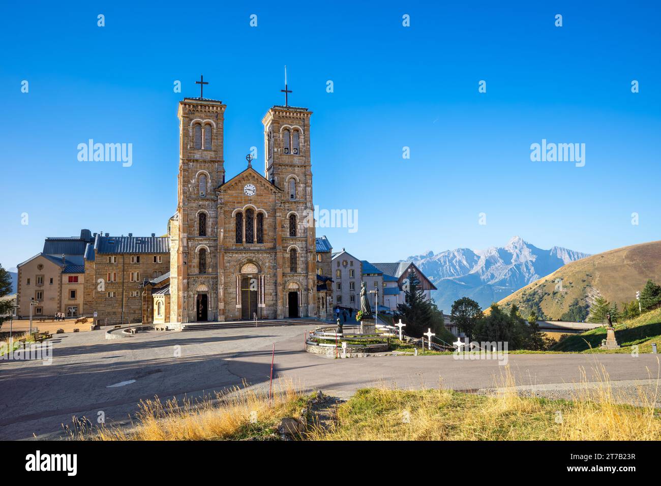 Our Lady of La Salette. Sanctuary NotreDame de La Salette, France