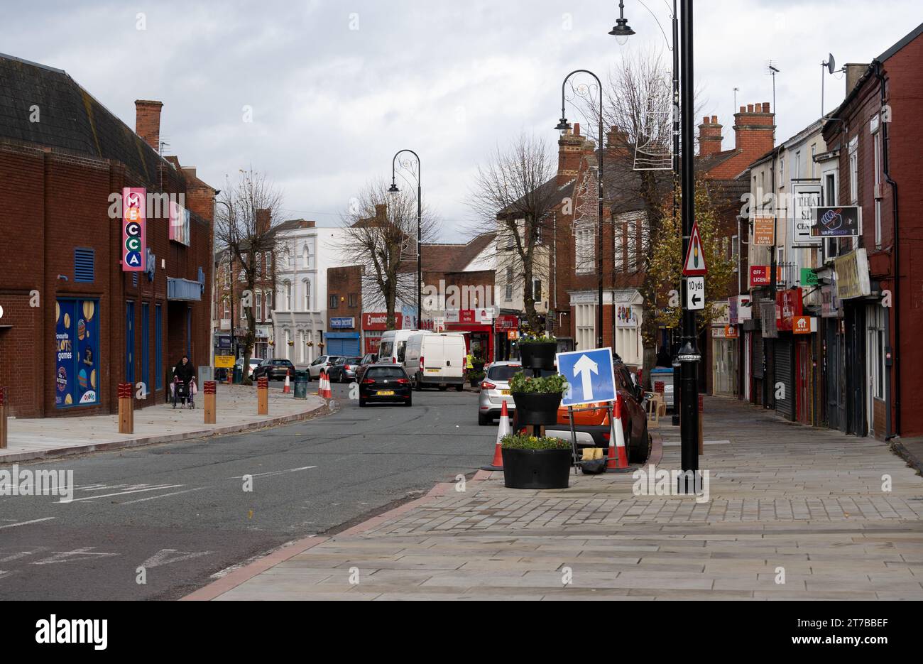 High Street, Brierley Hill, West Midlands, England, UK Stock Photo