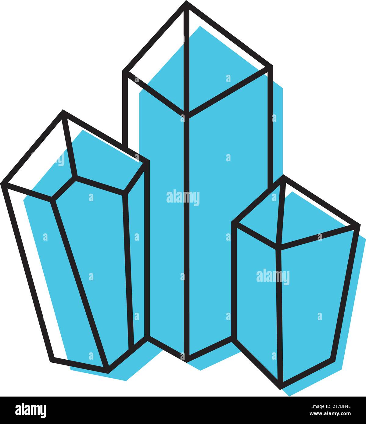 Isolated colored mineral stone magic icon Vector Stock Vector Image ...