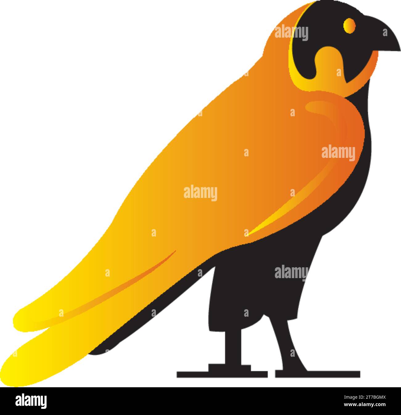 Isolated colored egypt bird icon Vector Stock Vector Image & Art - Alamy