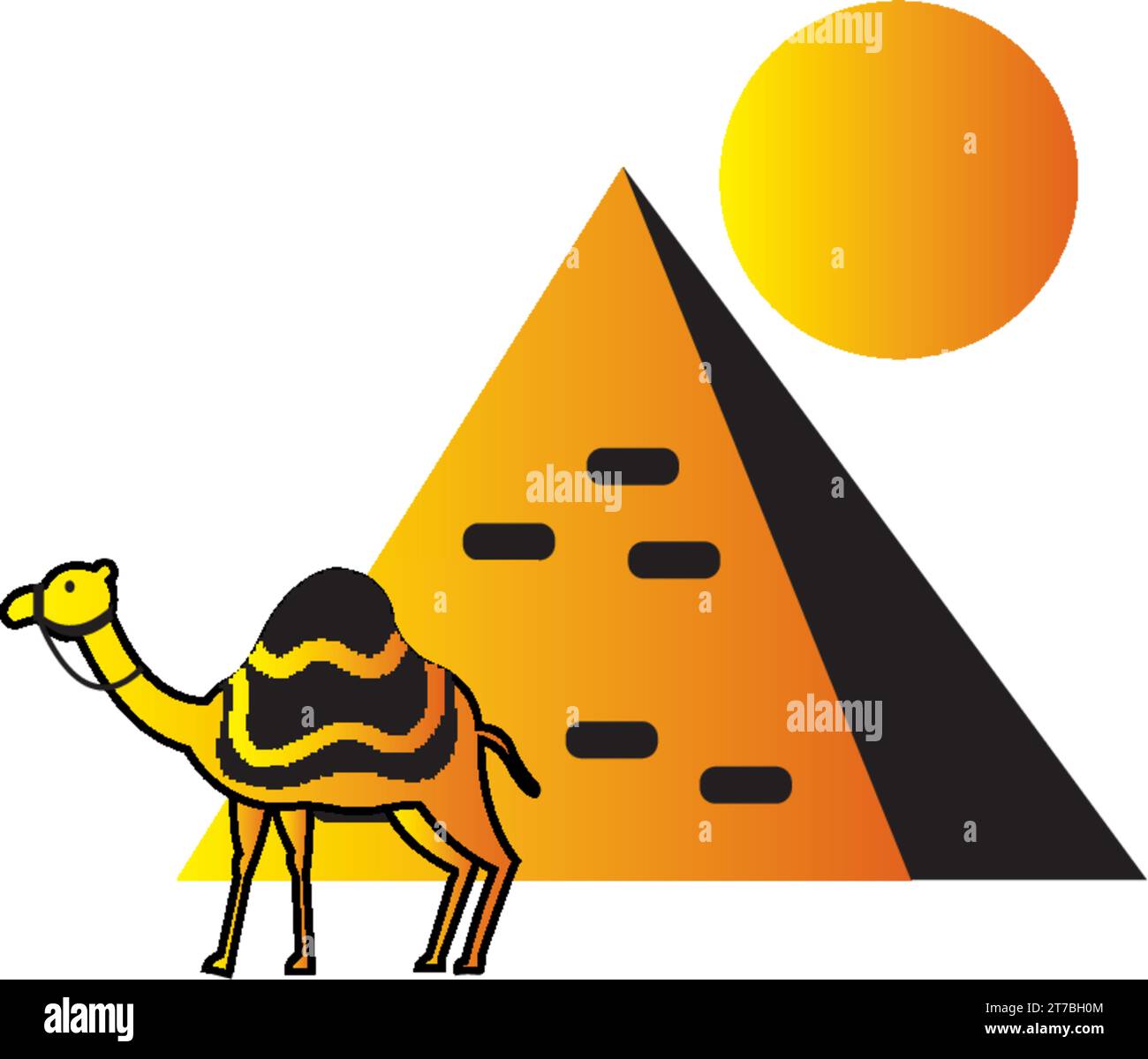 Isolated colored egypt pyramid icon Vector Stock Vector Image & Art - Alamy