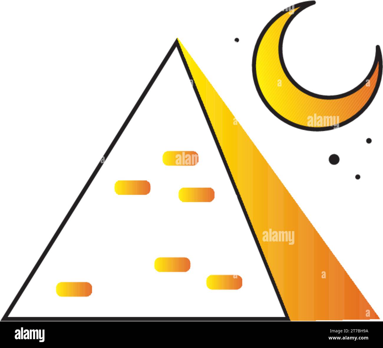 Isolated colored egypt pyramid icon Vector Stock Vector Image & Art - Alamy