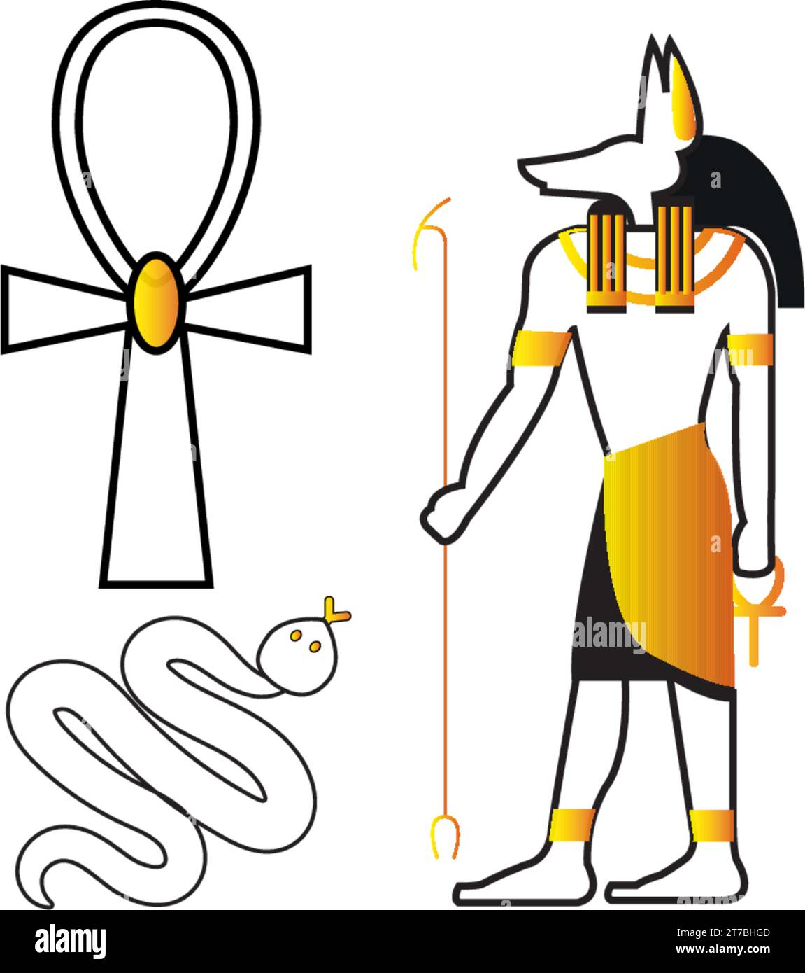 Set of colored egypt icons Vector Stock Vector Image & Art - Alamy