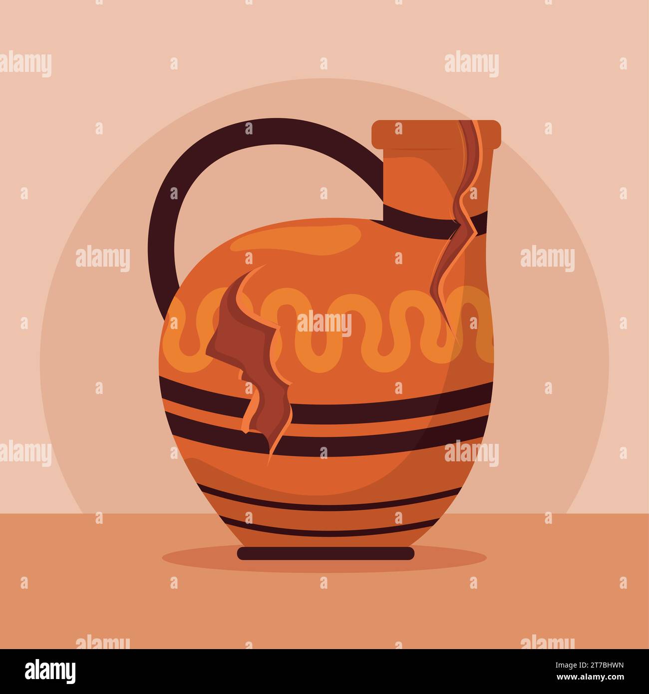 Broken pottery Stock Vector Images Alamy