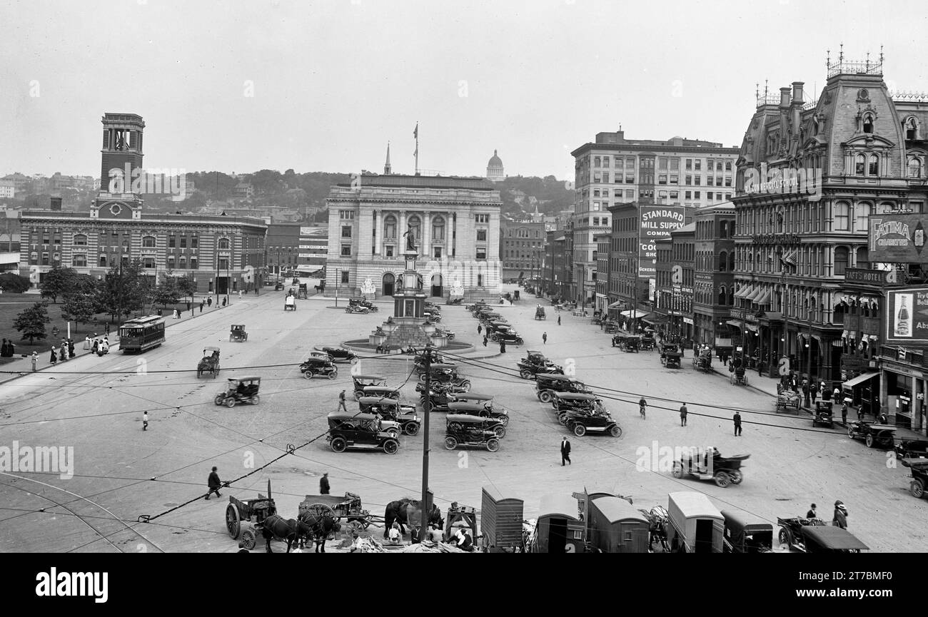 Exchange Place, Providence, R.I. ca 1900-1920 Stock Photo