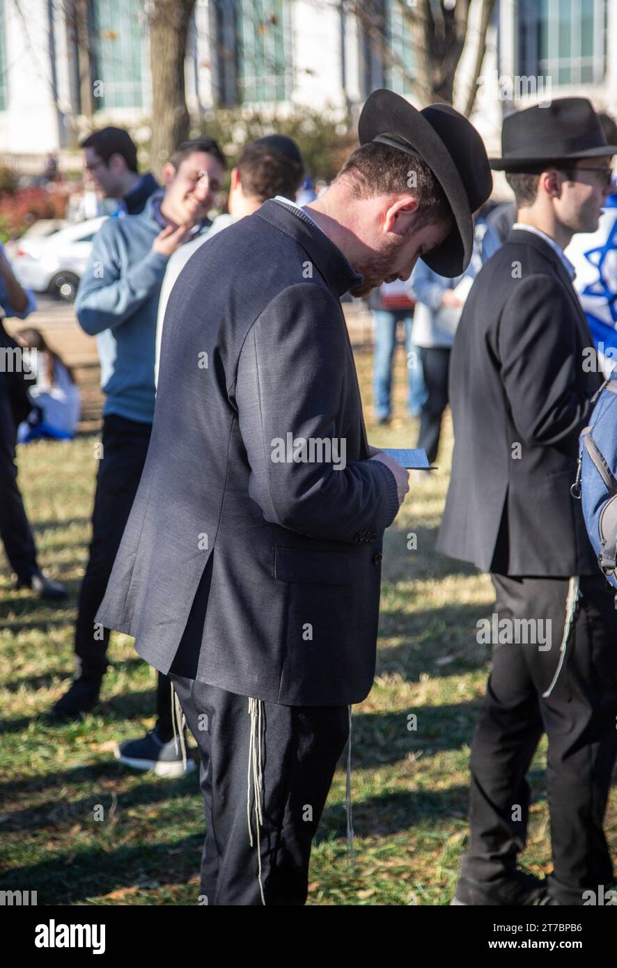 November 14, 2023, Washington DC, Maryland: (NEW) Pro Israel Rally in ...