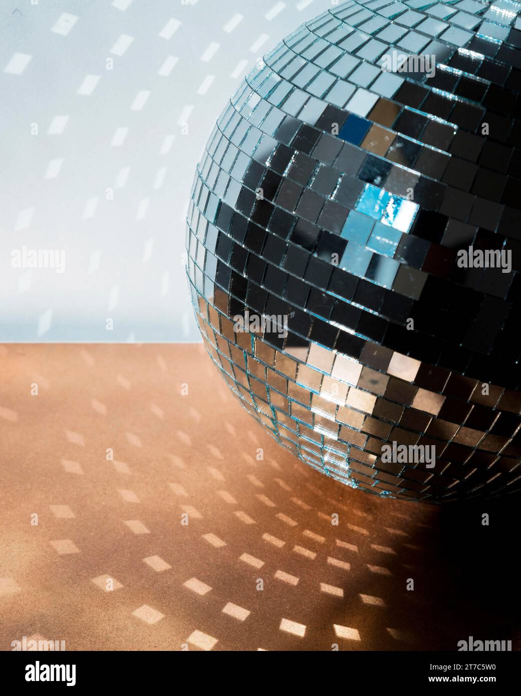 Big disco ball floor Stock Photo Alamy
