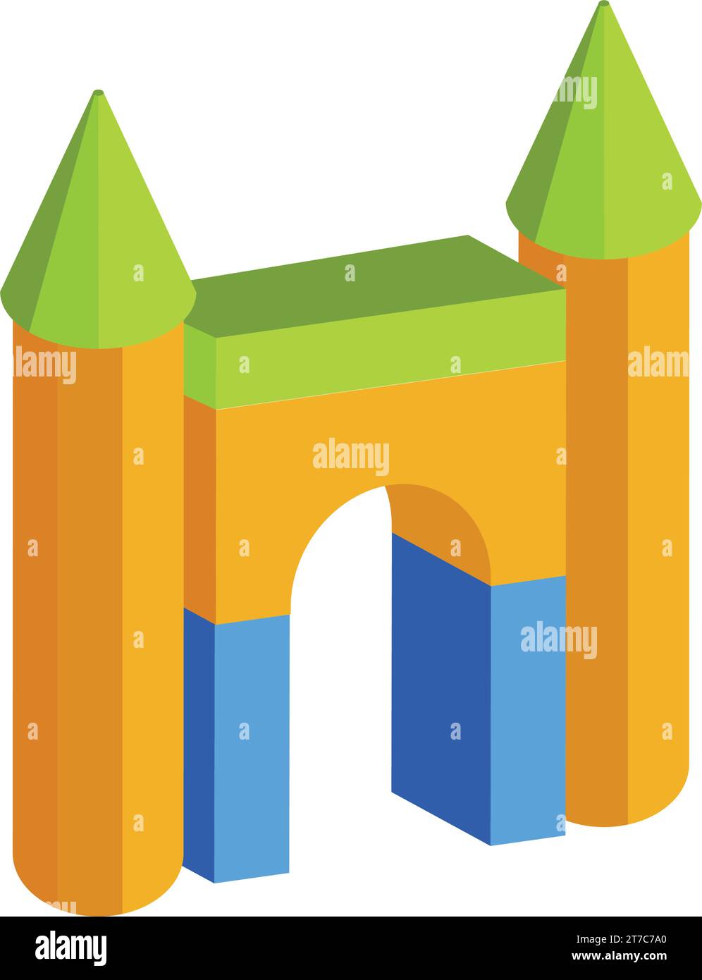 toys blocks castle Stock Vector Image & Art - Alamy