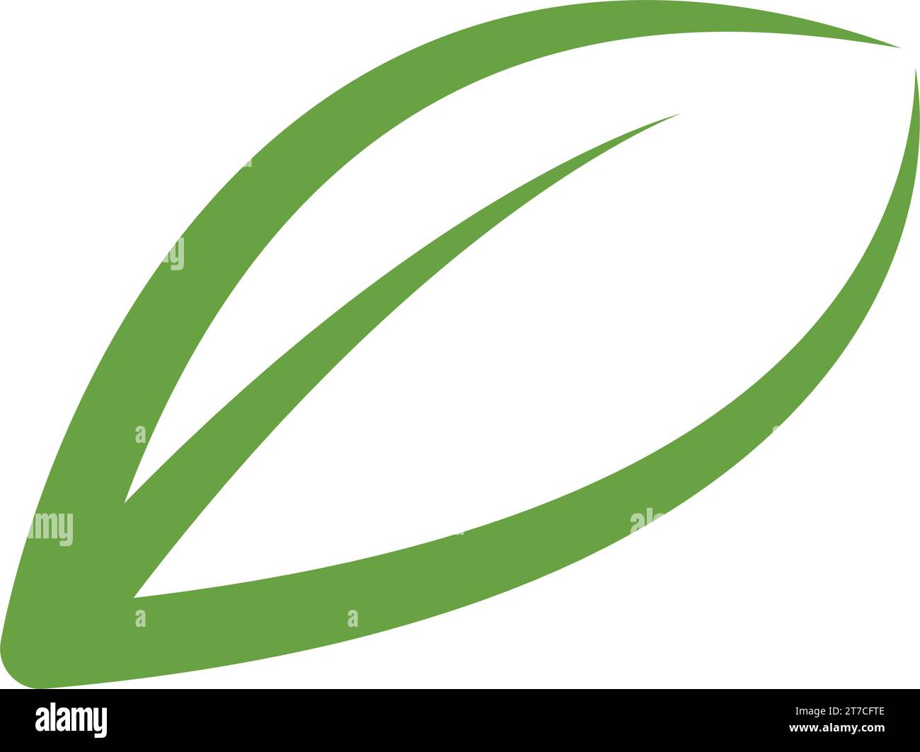 leaf logo icon vektor illustration design Stock Vector Image & Art - Alamy