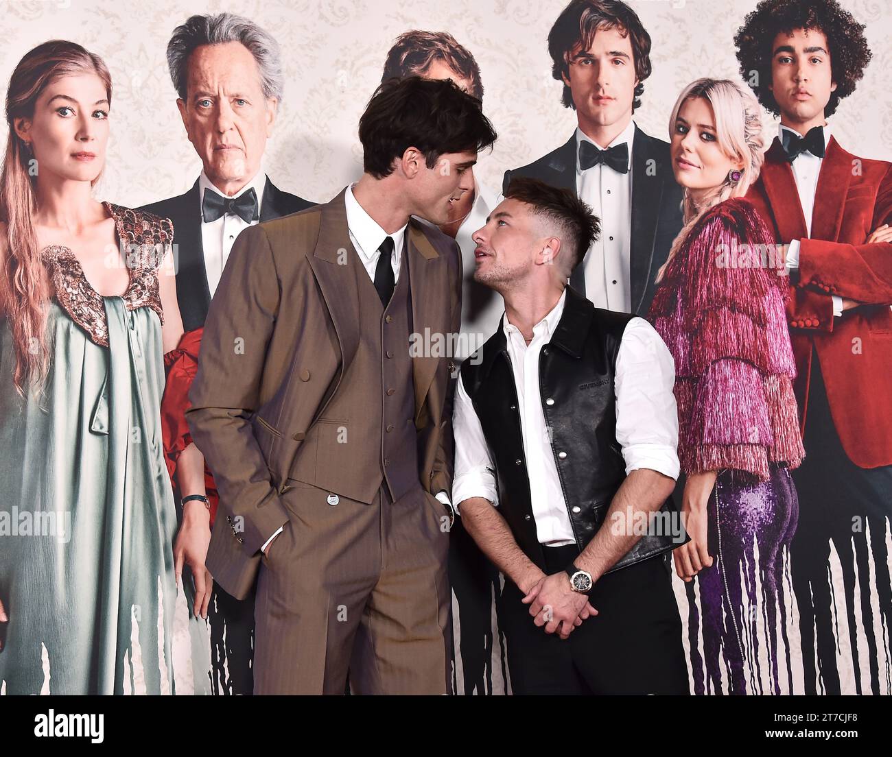 Los Angeles, USA. 14th Nov, 2023. Jacob Elordi and Barry Keoghan