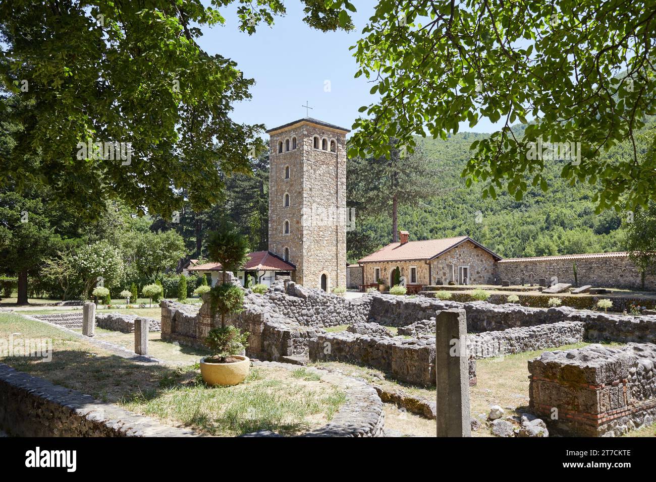 Patriarchate of Pec, a UNESCO World Heritage Site in Kosovo Stock Photo