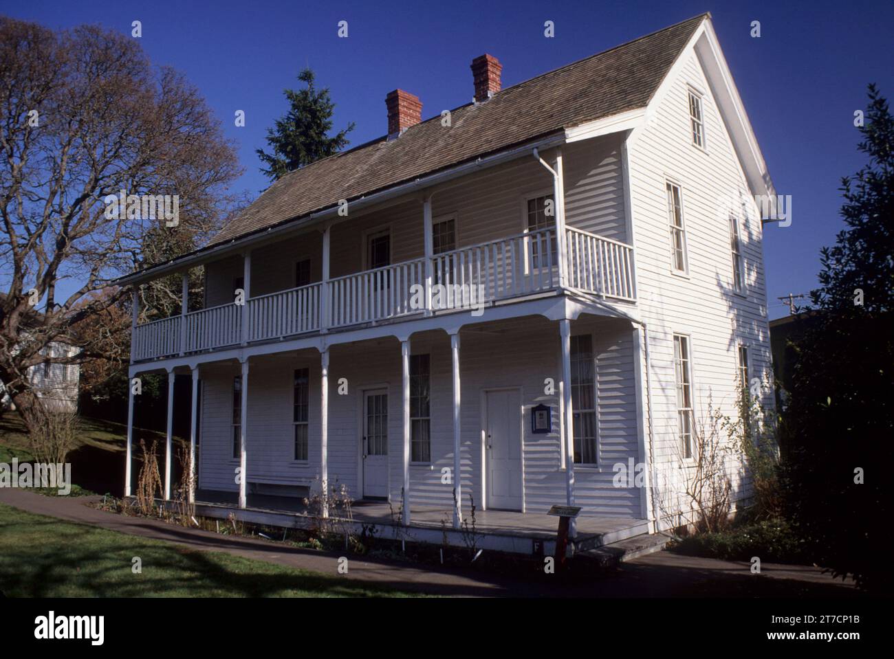Jason Lee House, Mission Mill Museum, Salem, Oregon Stock Photo