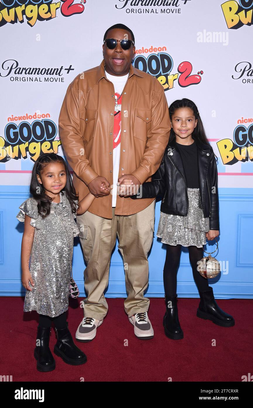 New York, USA. 14th Nov, 2023. (L-R) Gianna Thompson, Kenan Thompson And Georgia Thompson Attend