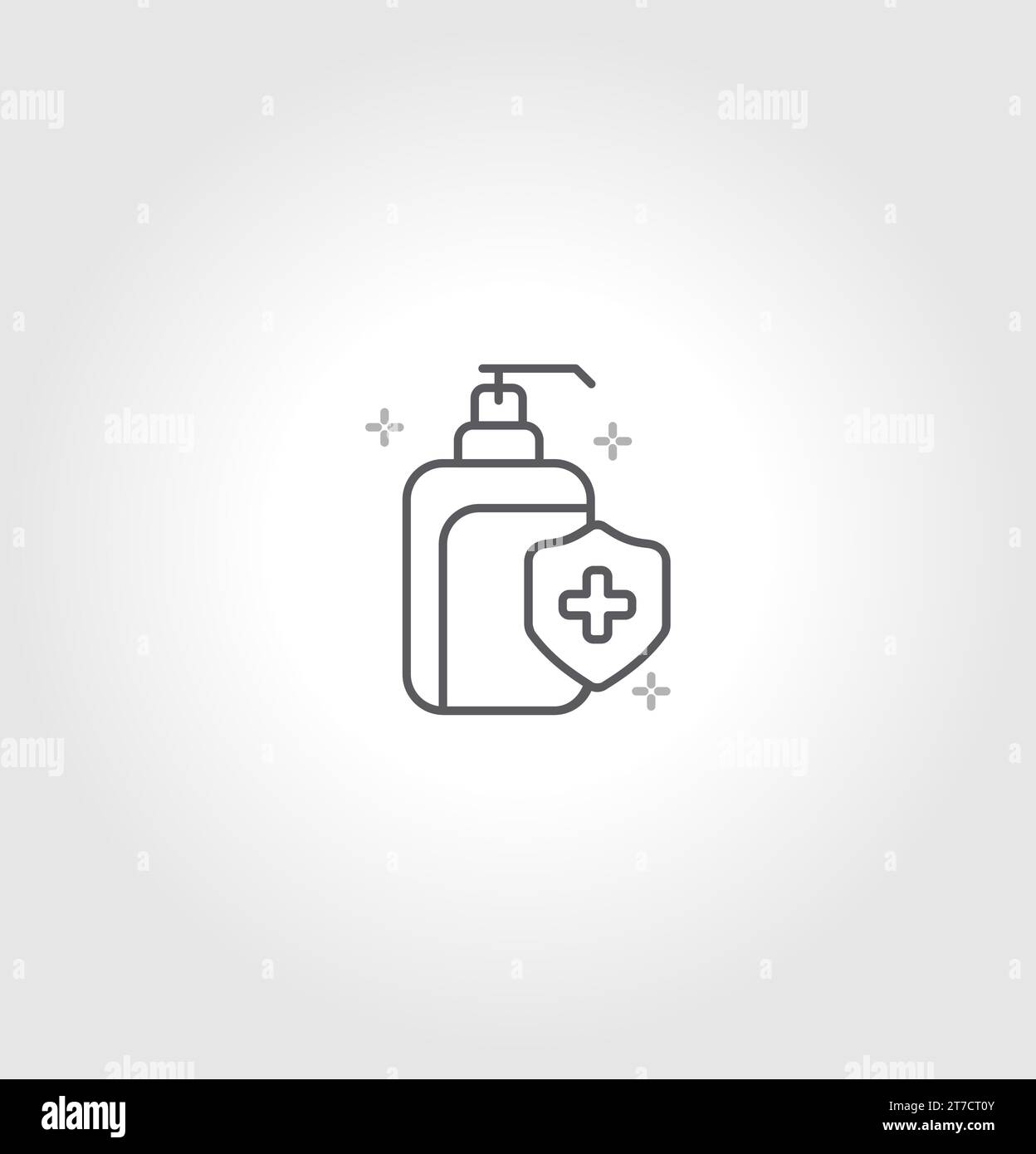 Vector icon of liquid soap, foam, lotion dispenser plastic bottle mockup set,  Hands sanitizer, pandemic disinfectant gel bottle. Stock Vector