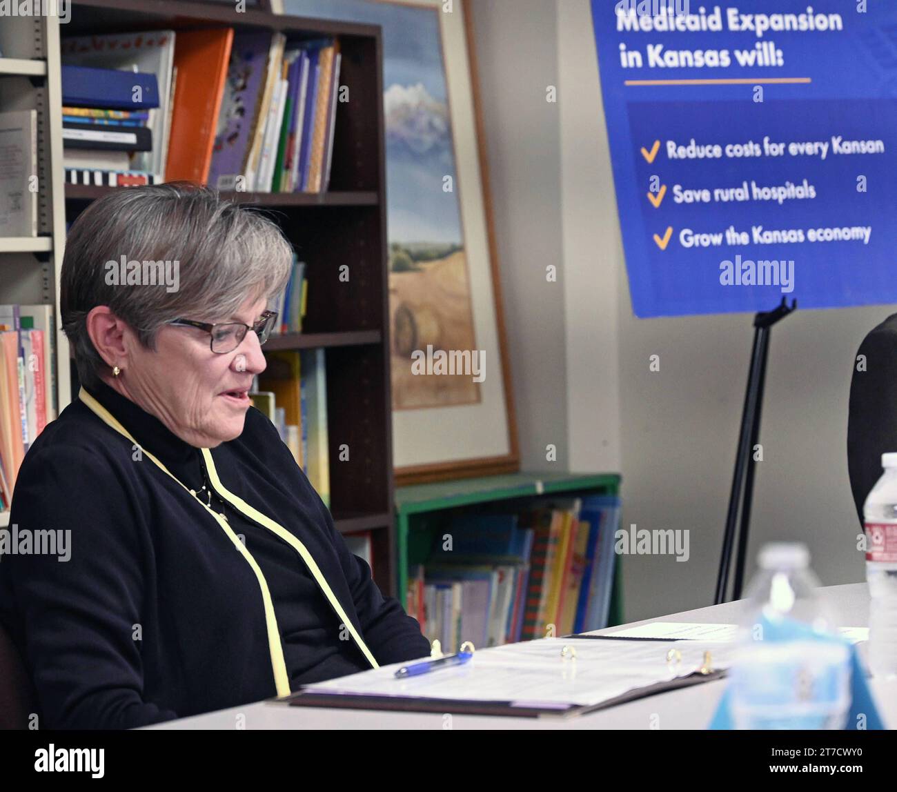 Laura kelly of kansas hi-res stock photography and images - Alamy