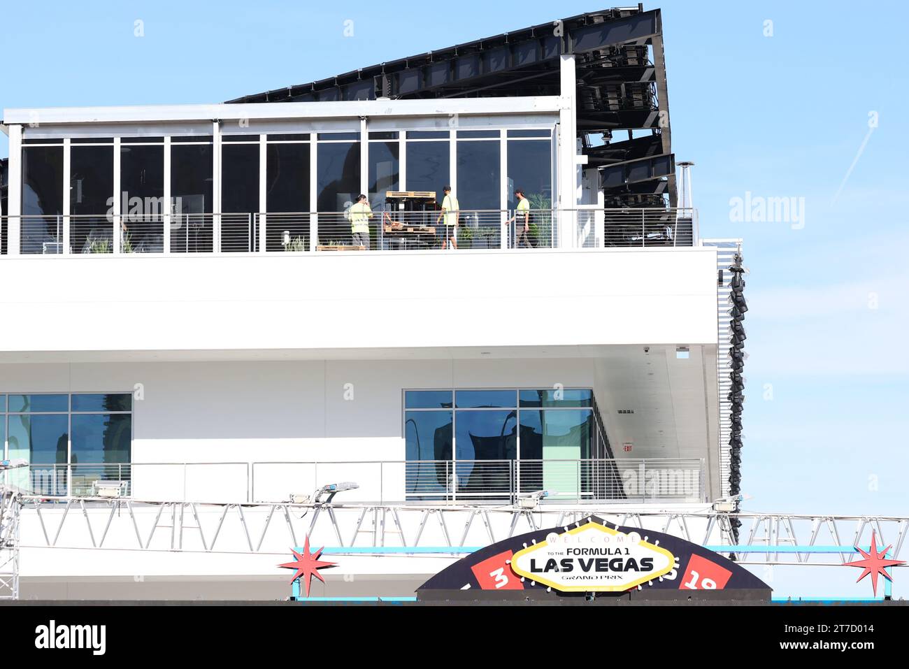 14th November 2023 Las Vegas, Nevada, USA. Preparations for the F1 Grand Prix of USA, Las Vegas