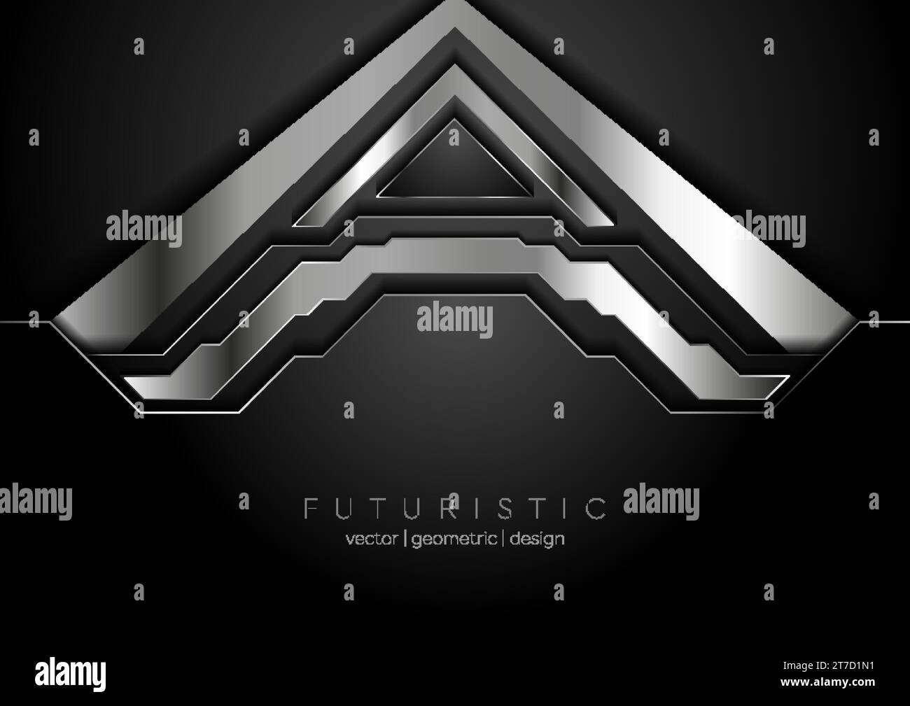 Black and grey metallic abstract technology background. Futuristic ...