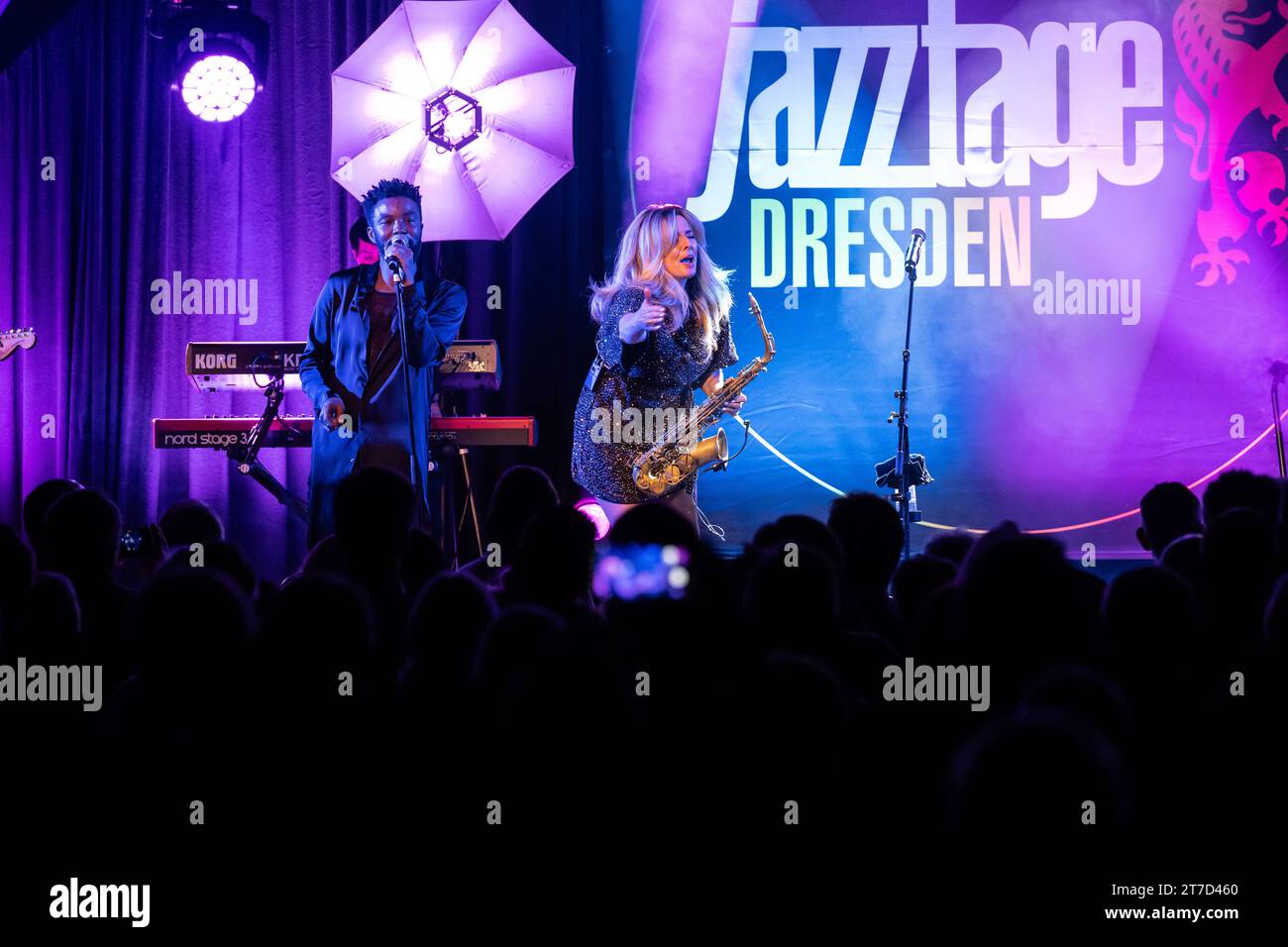 Candy Dulfer auf der „We Never Stop“Tour bei den 23. Dresdener