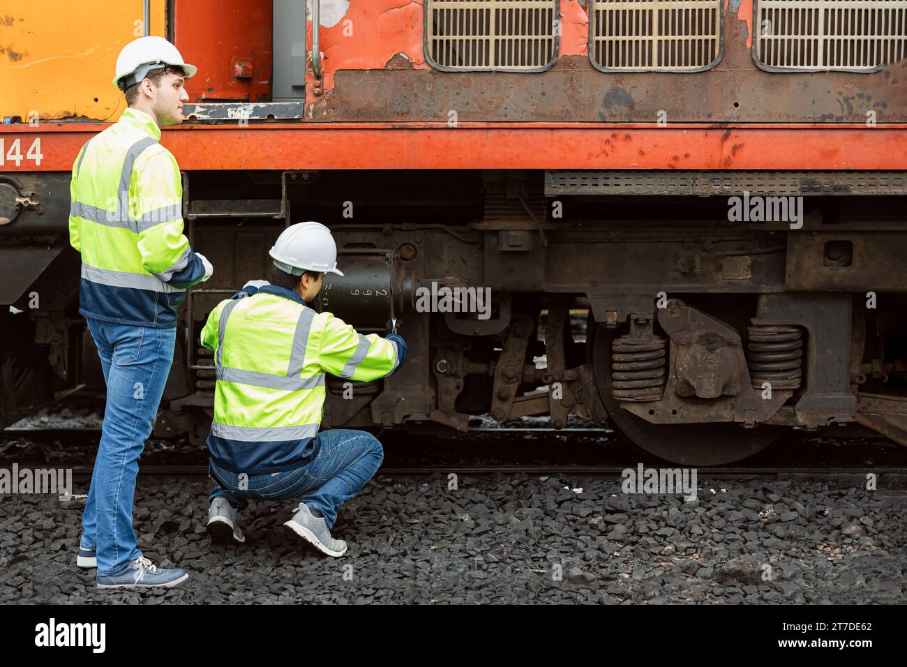 Rail worker on duty hires stock photography and images Alamy