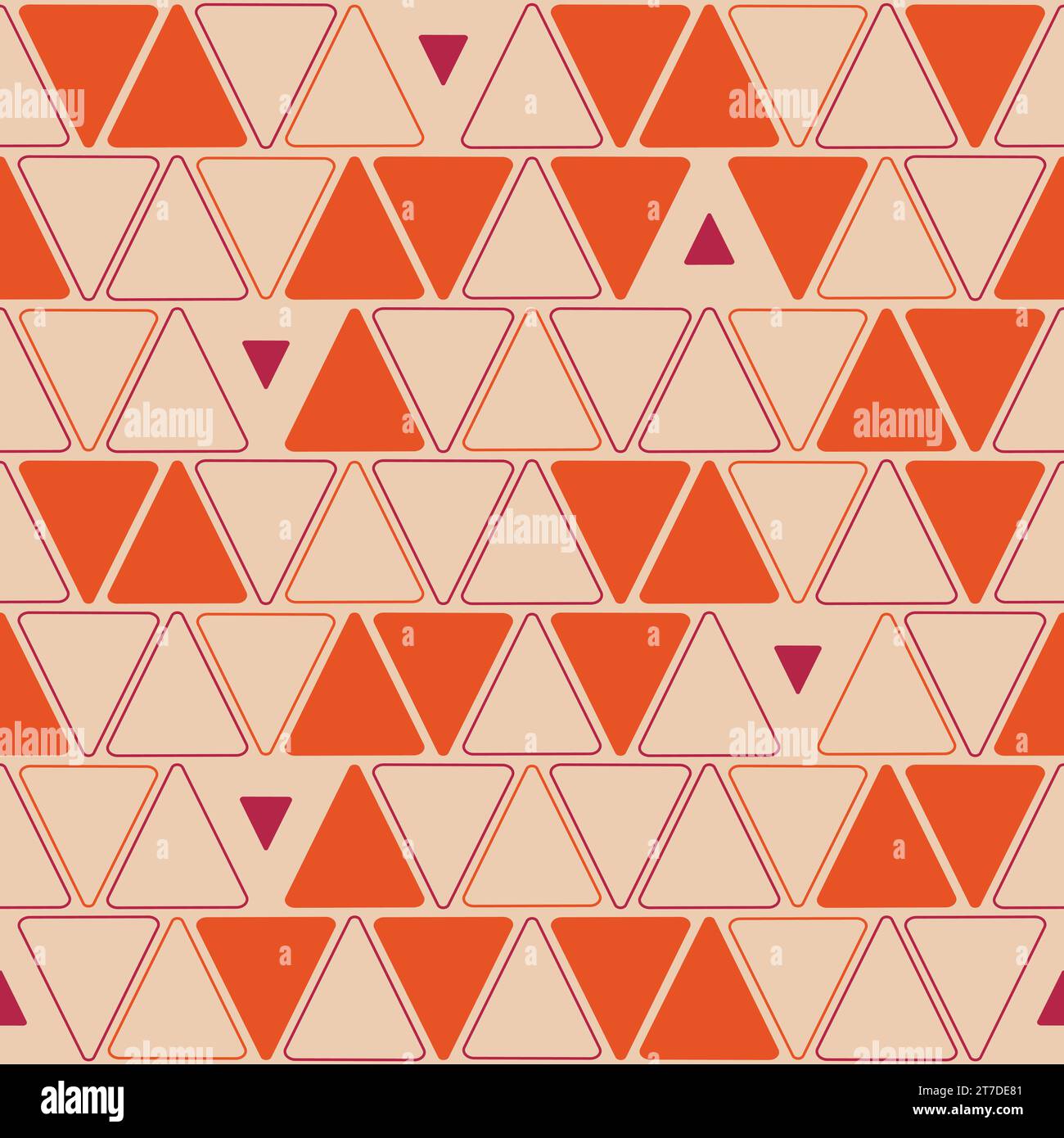 Seamless triangle pattern. Vector background. Geometric abstract texture Stock Vector