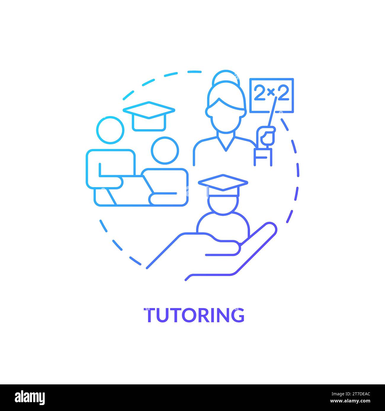 Tutoring support Stock Vector Images - Alamy