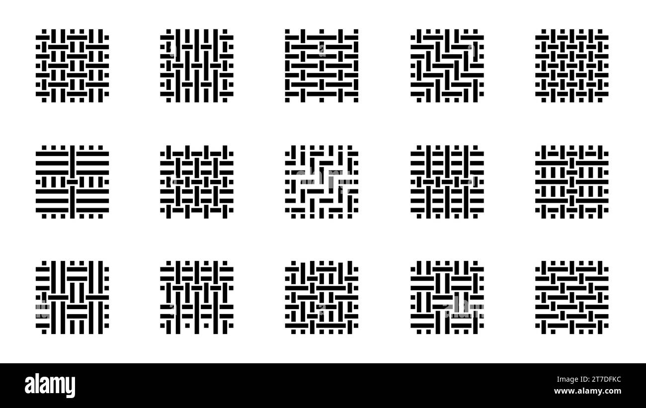 Weaving sample Cut Out Stock Images & Pictures Alamy