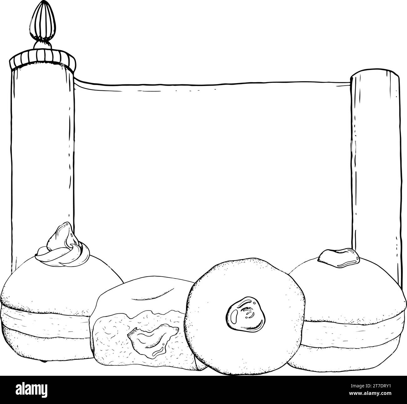 Celebration donuts Black and White Stock Photos & Images - Alamy