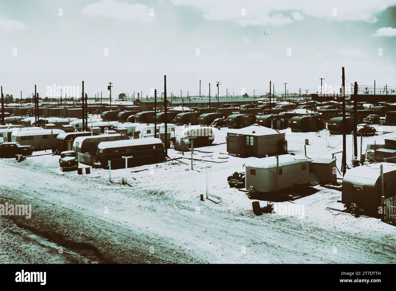 The Manhattan Project. Housing in Los Alamos Stock Photo Alamy