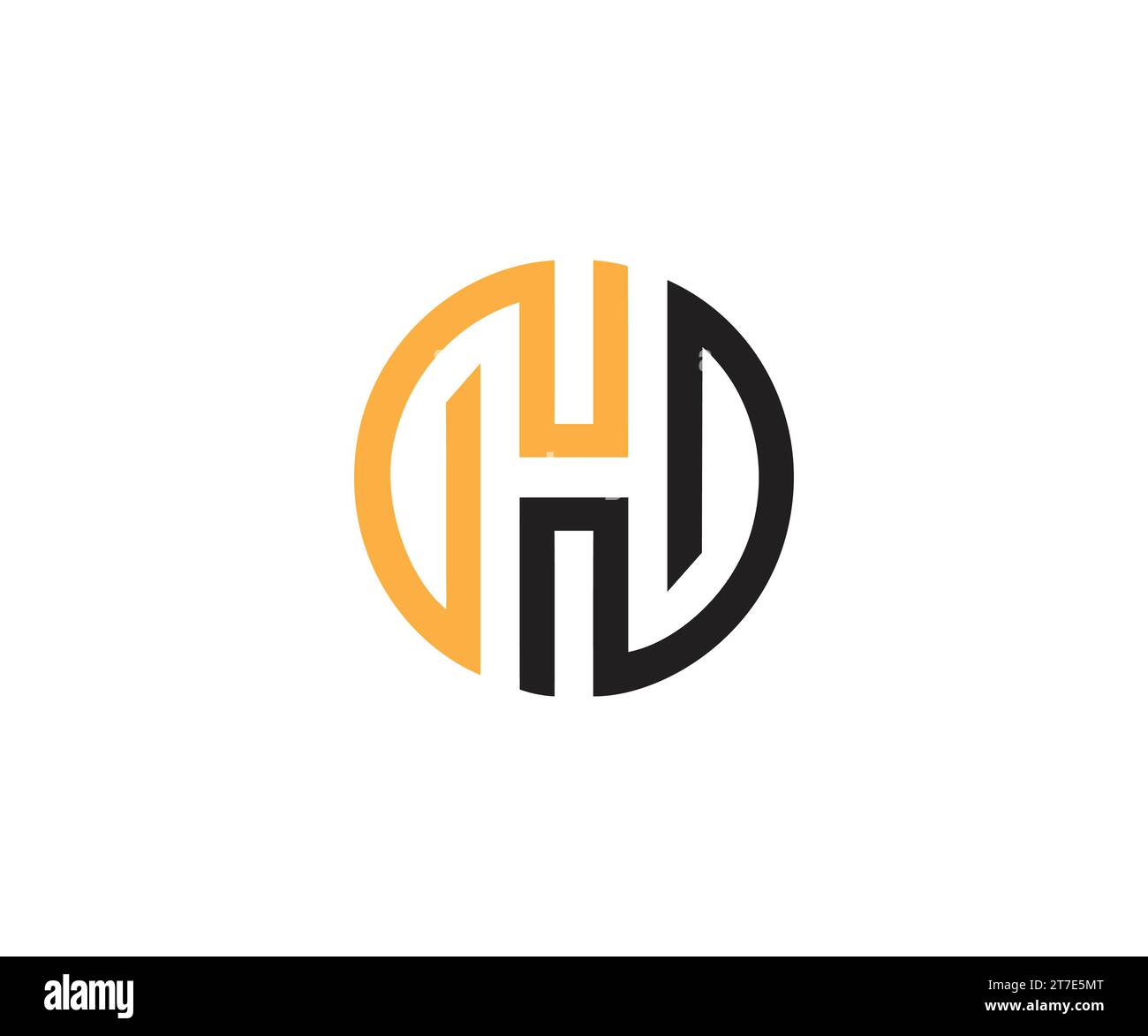 HH logo, h logo design vector Stock Vector