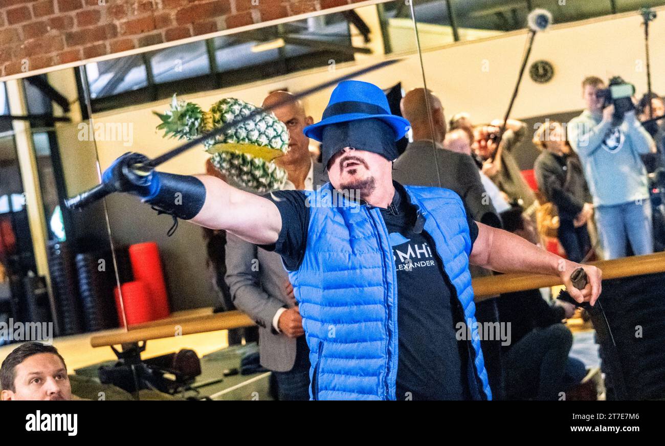 Min Alexander Hamburg, Germany. 15th Nov, 2023. Martial artist Joe Alexander in his ...