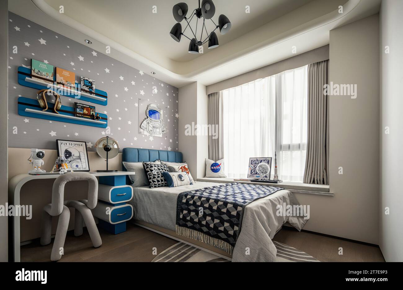Illustration of High-End Living Space Renovations