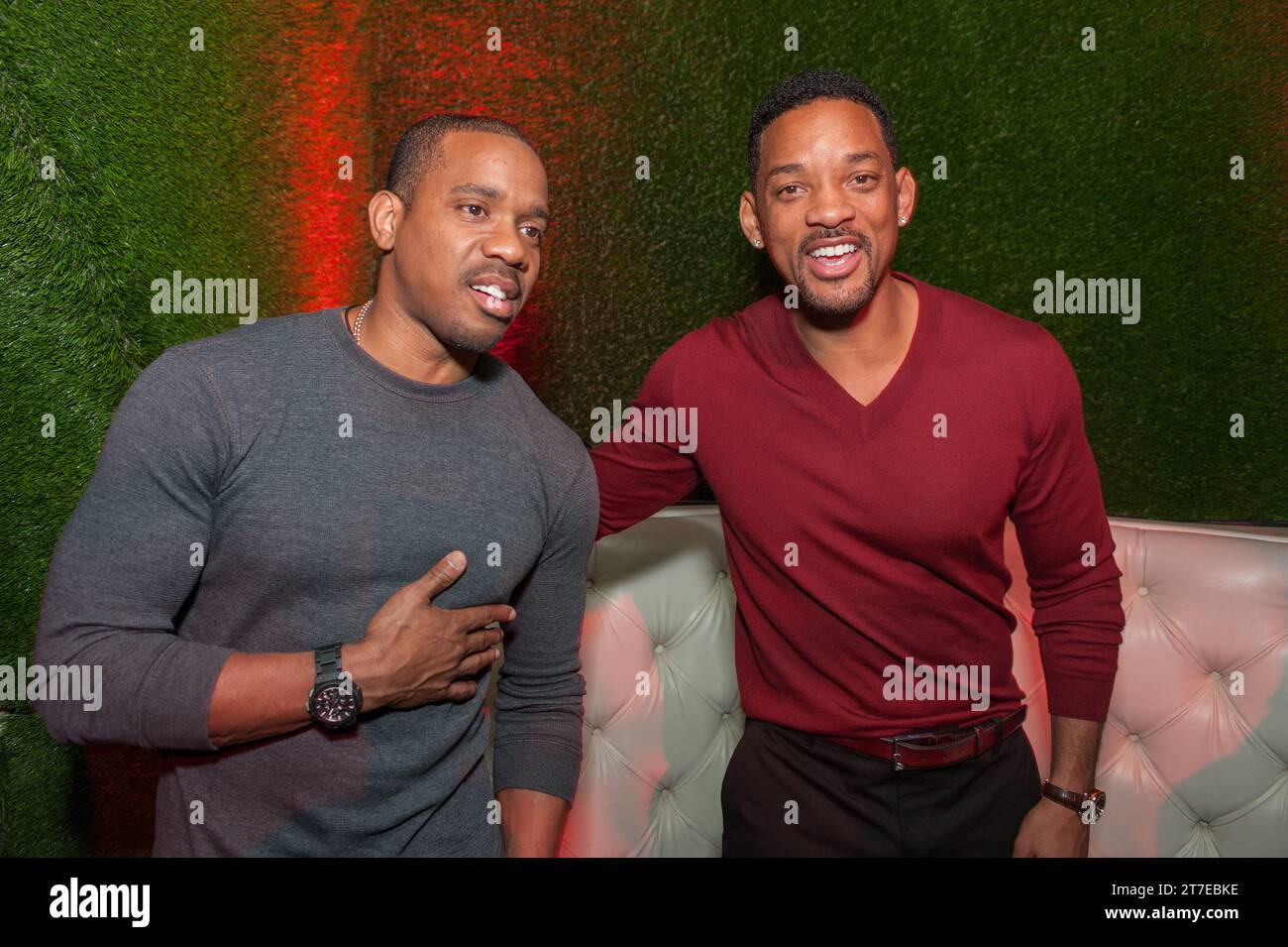 Hollywood, Ca. 25th Jan, 2023. (L-R) Duane Martin and Will Smith at NE-YO & Compound Entertainment 6th Annual Pre-Grammy Awards Midnight Brunch at Lure nightclub on January 25, 2014 in Hollywood, CA Credit: P Gsidney/Media Punch./Alamy Live News Stock Photo
