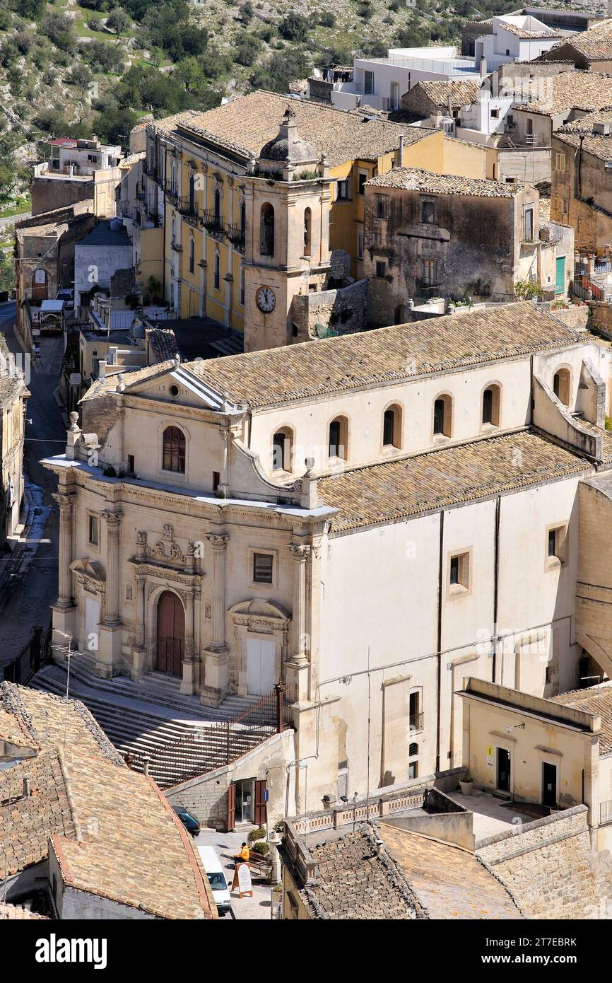 Ragusa. Ibla. Church of Purgatory. Sicily. Italy Stock Photo