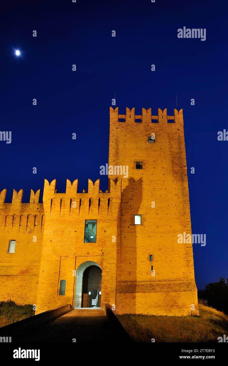 Castle of the Rancia. Tolentino. Marche. Italy Stock Photo