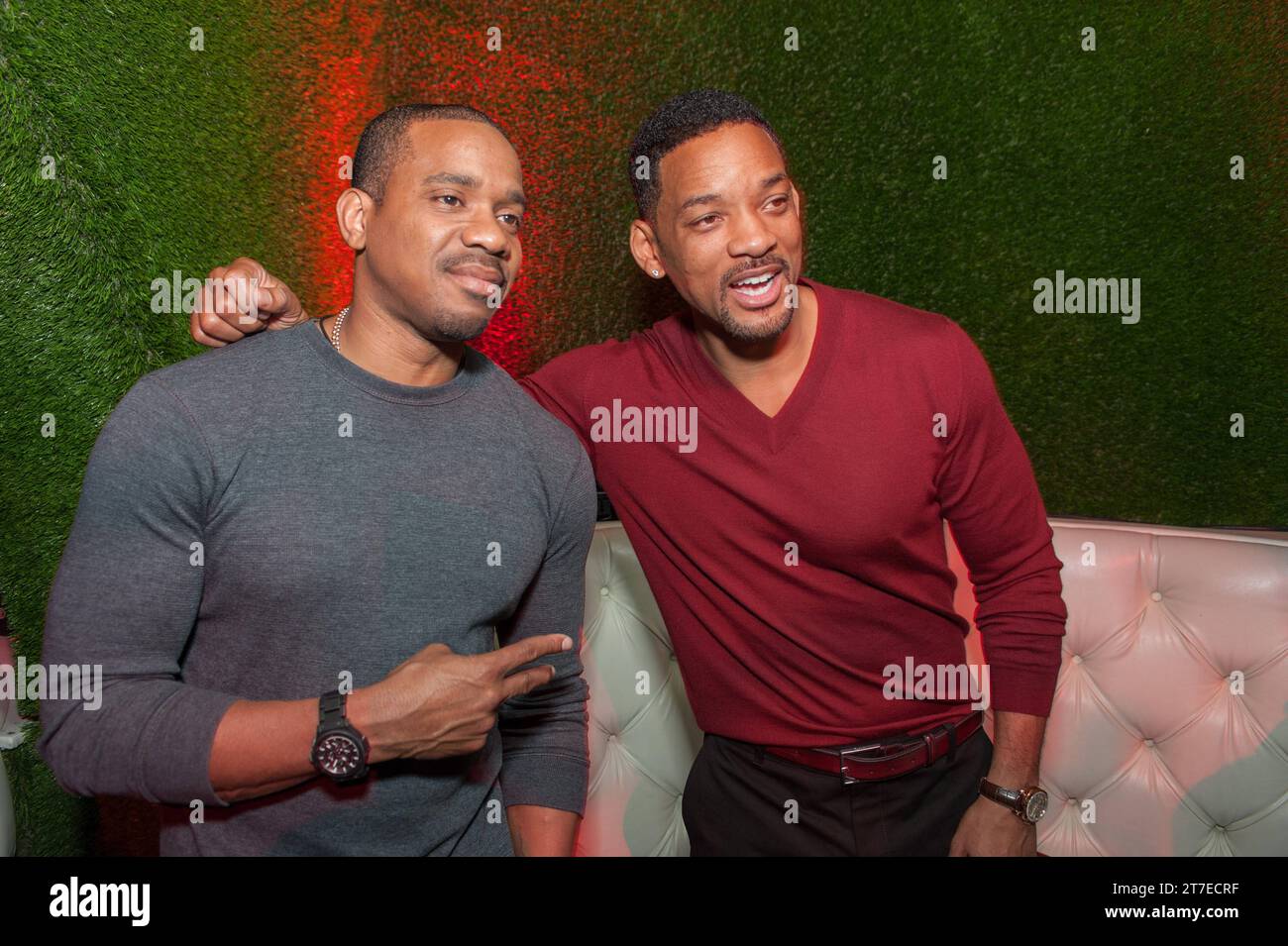 HOLLYWOOD, CA - JAN 25 : L-R Duane Martin and Will Smith at NE-YO & Compound Entertainment 6th Annual Pre-Grammy Awards Midnight Brunch at Lure nightclub on January 25, 2014 in Hollywood, CA Copyright: xPGsidney/MediaPunch.x Credit: Imago/Alamy Live News Stock Photo