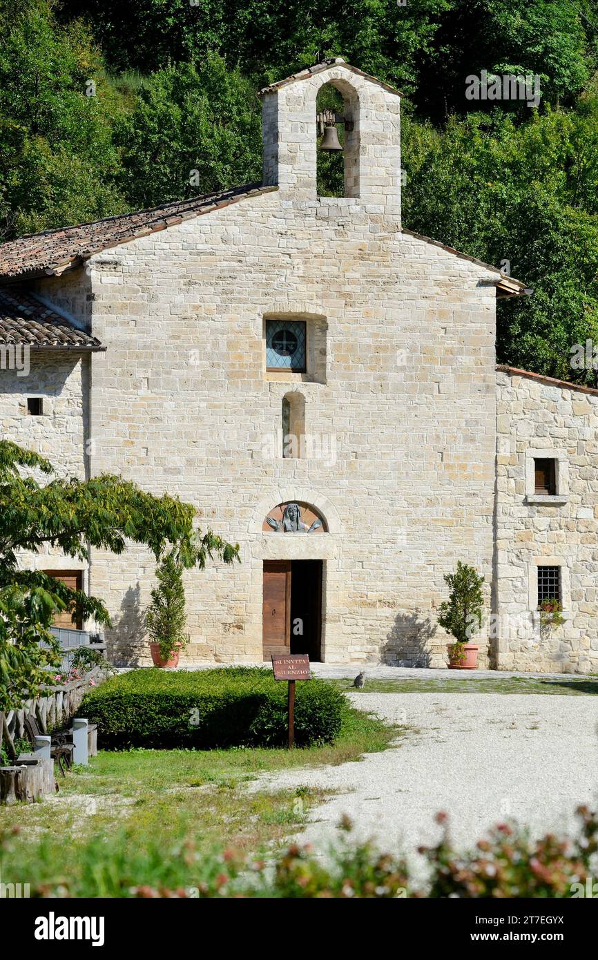 Valledacqua Monastery. Holy Water Baths. Marche. Italy Stock Photo