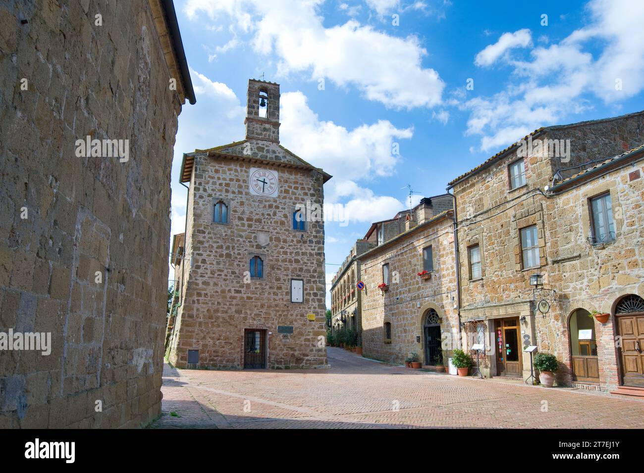 Archive Building. Sovana. Municipality of Sorano. Tuscany. Italy Stock Photo