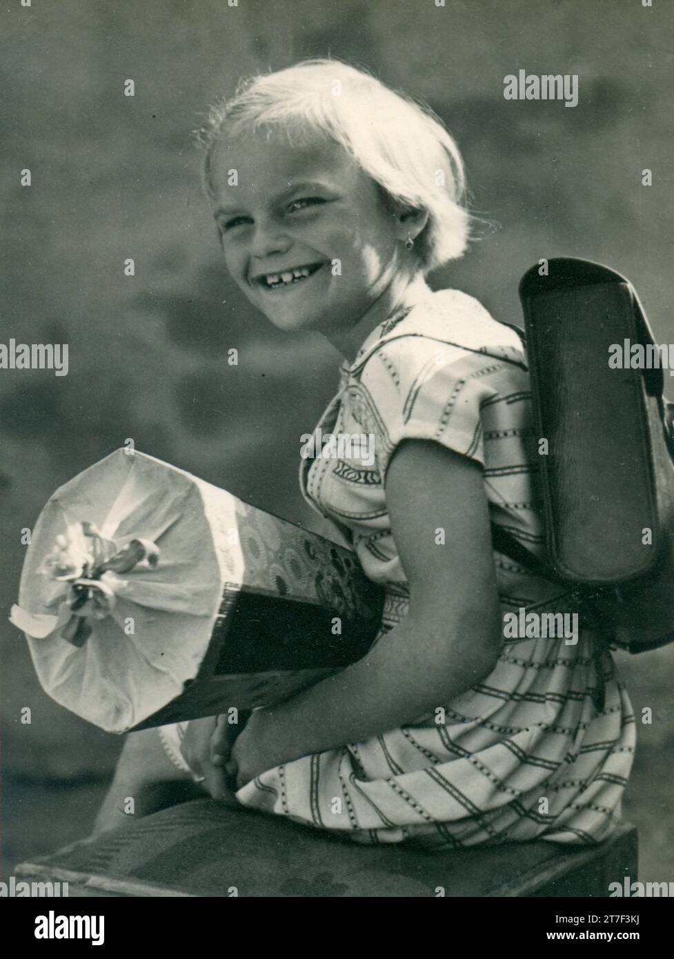 Zuckertute/Schultüten, The Cone, School, Germany, 1940's Stock Photo