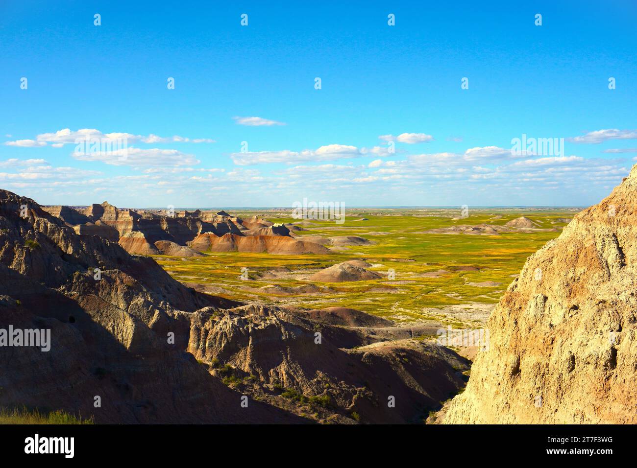 Badlands of South Dakota Stock Photo